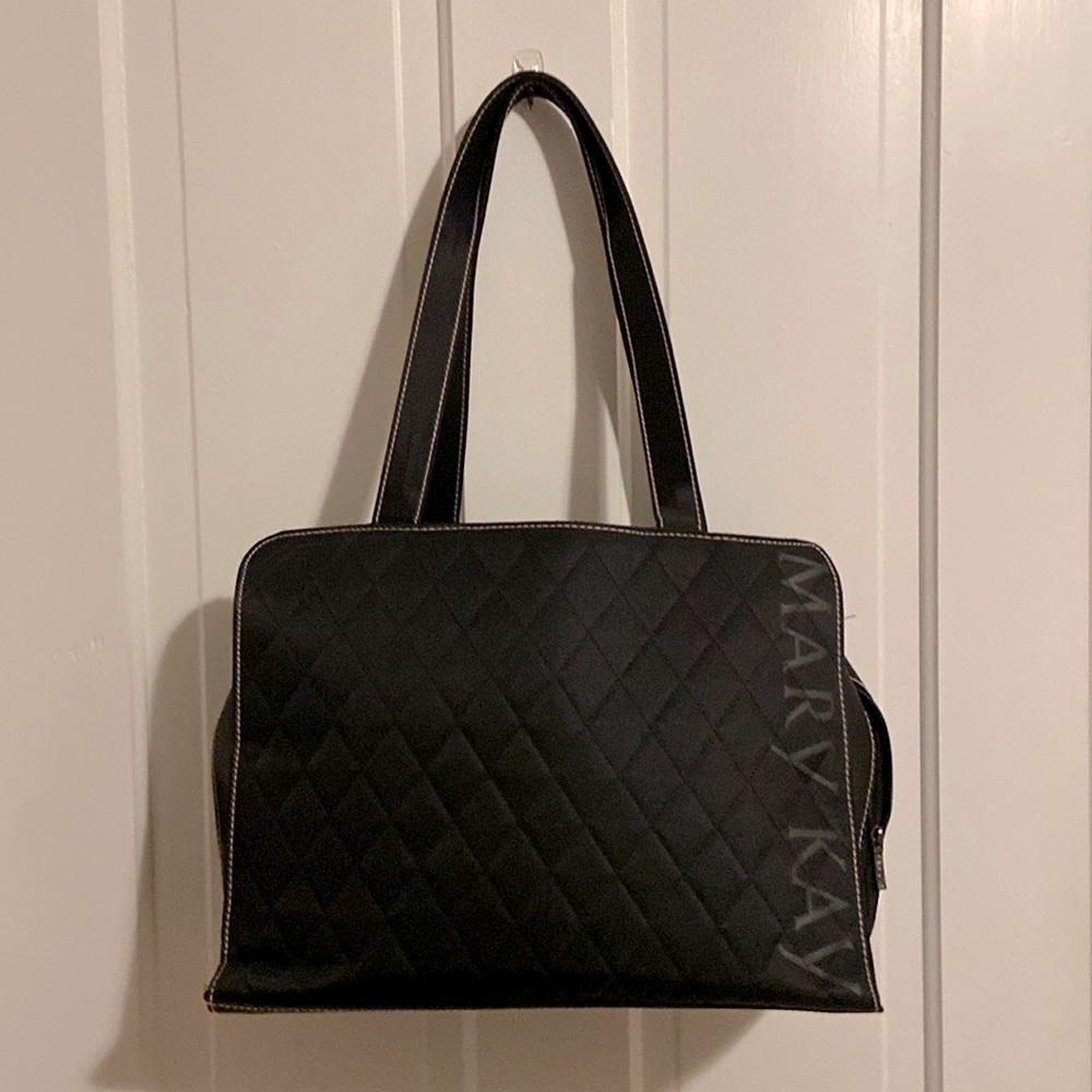 Mary Kay Quilted Black Tote Bag